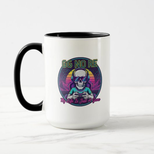 GG No Re Gamer Skull Mug マグカップ (左)