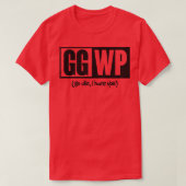 GG WP黒 Tシャツ (デザイン正面)