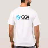 GGAのワイシャツの白 Tシャツ (裏面)