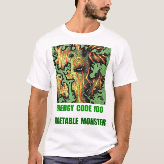GGAST - エナジーコード 100 - モンスターTシャツ Tシャツ (正面)