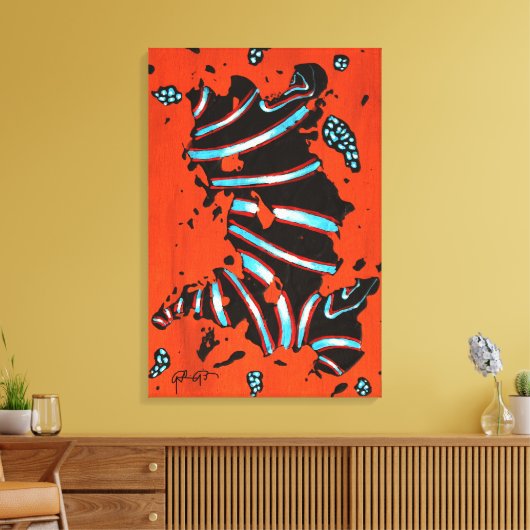 GGAST - Energy Code ECL7 - Stretched Canvas Print キャンバスプリント (インサイチュ (リビング))