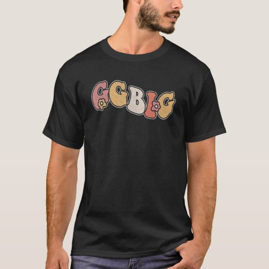 Ggbigファムレトロヒッピー女性のカーボーイソロリティビッグ Tシャツ (正面)