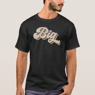 Ggbig ビッグリトル姉妹会ファミリーマッチングレトロル tシャツ