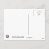 GGBRの幸せな感謝祭のバセット犬 シーズンポストカード (裏面)