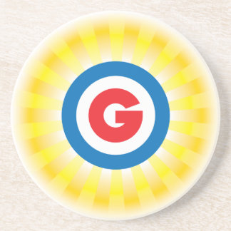 GGC日が差すことサンドストーンコースター コースター