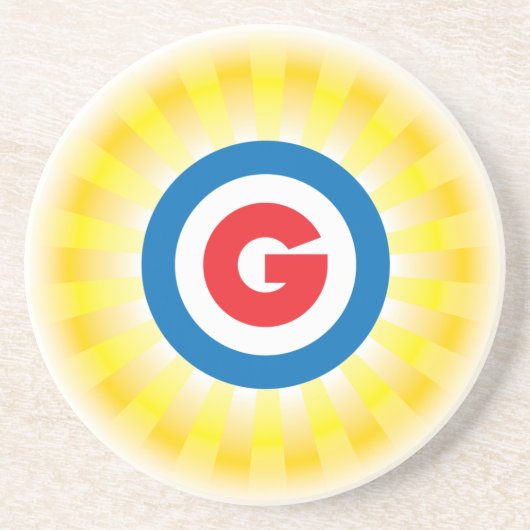 GGC日が差すことサンドストーンコースター コースター (正面)