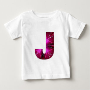 GGG NNN UU QQQ PPP ZZZ JJJ WWWアルファベットギフト ベビーTシャツ
