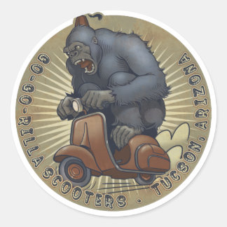 GGRカラーロゴステッカー ラウンドシール