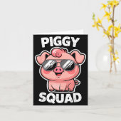 Ggy Squad G Wearing Sungles As Animal Funny Farmer カード (黄色い花)