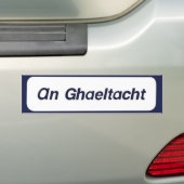 Ghaeltacht バンパーステッカー (車上)
