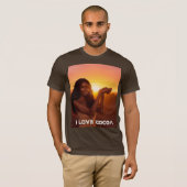 GHANA - ココアLOVE Tシャツ (正面フル)