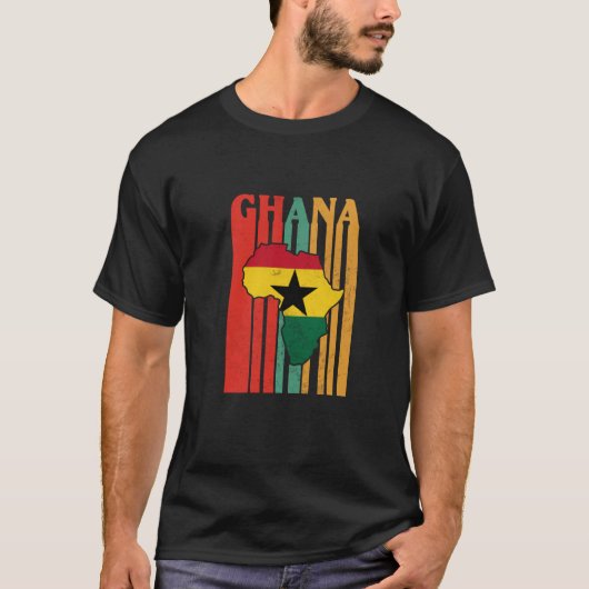 Ghana African Pride And Heritage Tシャツ (正面)