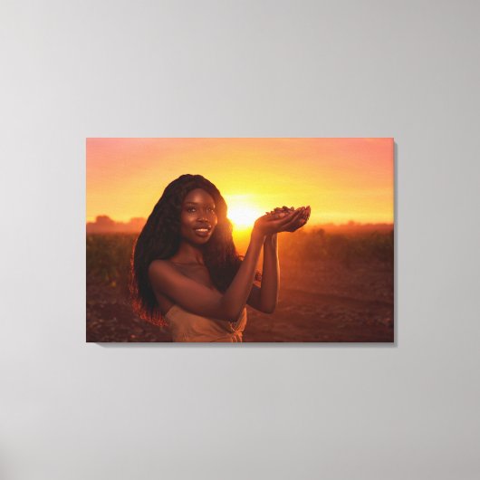 GHANA - COCOA キャンバスプリント (正面)