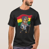 Ghana Fan Dog Tシャツ (正面)