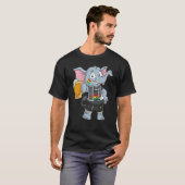 Ghana Fan Elephant Tシャツ (正面フル)