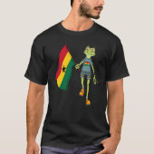 Ghana Fan Frog Tシャツ (正面)