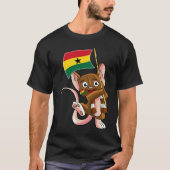 Ghana Fan Mouse Tシャツ (正面)