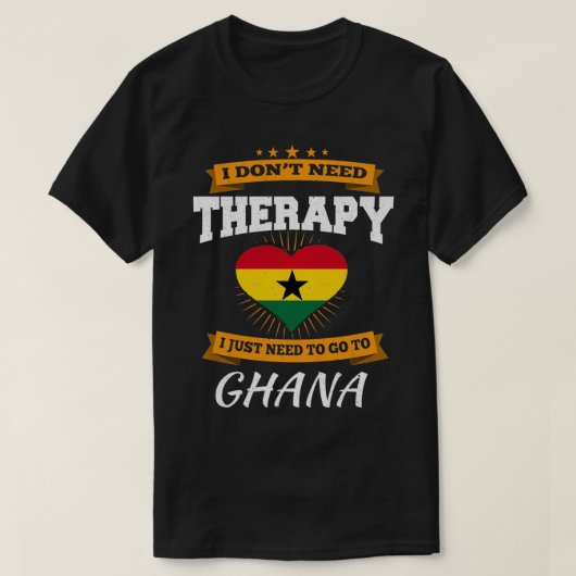 Ghana Flag I Vacation Ghana Pullover  Tシャツ (デザイン正面)