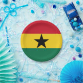 Ghana flag Paper Plate ペーパープレート (パーティー)