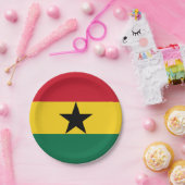 Ghana flag Paper Plate ペーパープレート (パーティー)