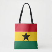 Ghana flag Tote トートバッグ (正面)