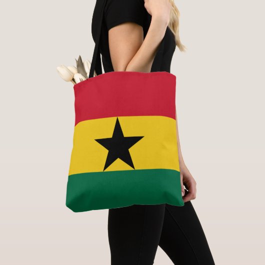Ghana flag Tote トートバッグ (クローズアップ)