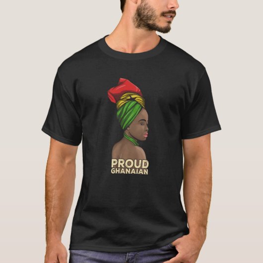 Ghana Ghanaian Flag Africa Proud Princess Queen Me Tシャツ (正面)