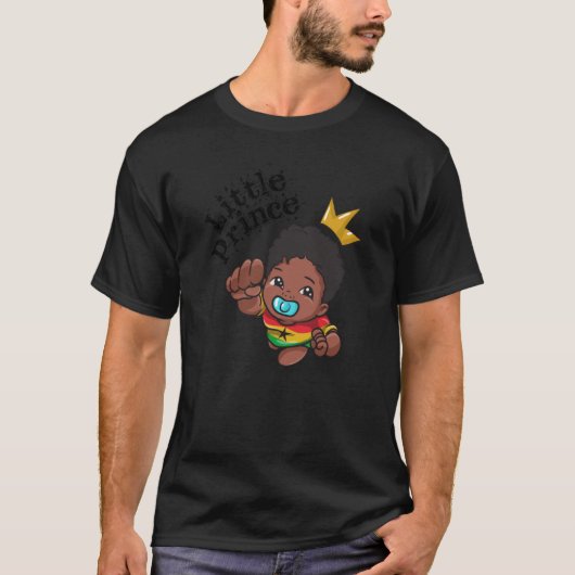 Ghana Ghanaian West Africa Proud Prince Boy Melani Tシャツ (正面)