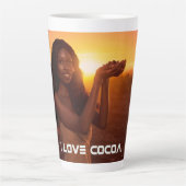 GHANA - I LOVE COCOA カフェラテマグ (正面)