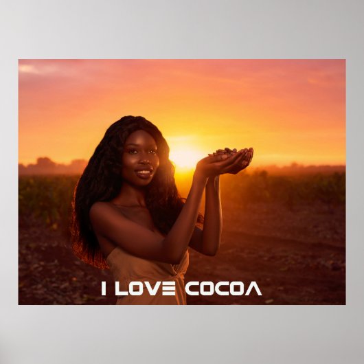 GHANA - I LOVE COCOA ポスター (正面)