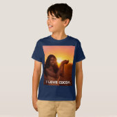 GHANA - I LOVE COCOA Tシャツ (正面フル)