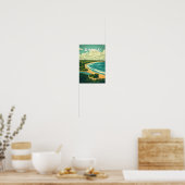 Ghana Illustration Travel Art Vintage ポスター (キッチン)