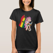 Ghana Party Unicorn Tシャツ (正面)