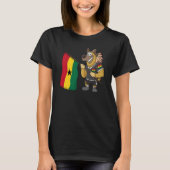 Ghana Rasta Dog Tシャツ (正面)