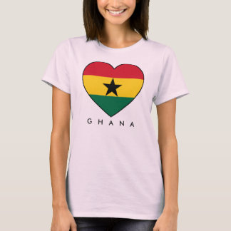 Ghana Soccer Heart Tシャツ