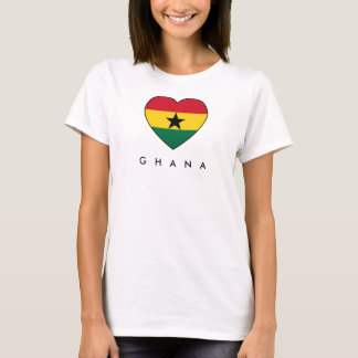 Ghana Soccer Heart Top Shirt Tシャツ