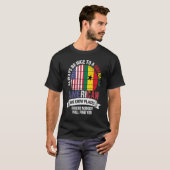 Ghanaian American We know Places where Country Gha Tシャツ (正面フル)