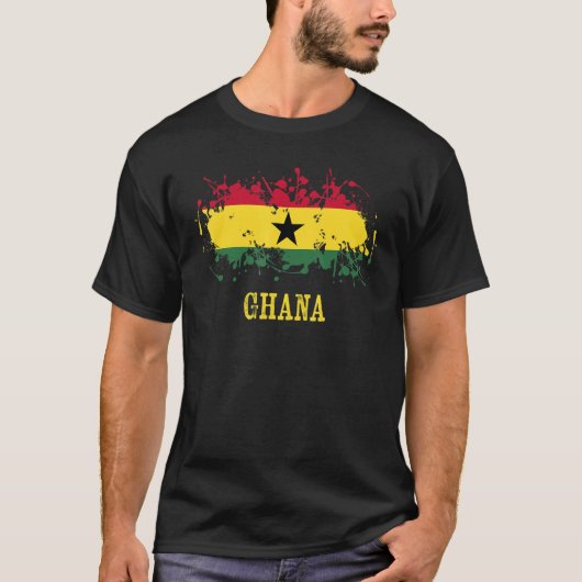 Ghanaian enthusiasts for Ghana and Ghana Tシャツ (正面)