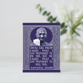 Ghandi on Causes ポストカード (スタンド正面)