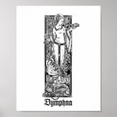 Gheel 8" x 10インチプリントのSt. Dymphna ポスター (正面)