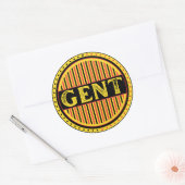 Ghent City Pride Emblem – Belgian Identity ラウンドシール (封筒)