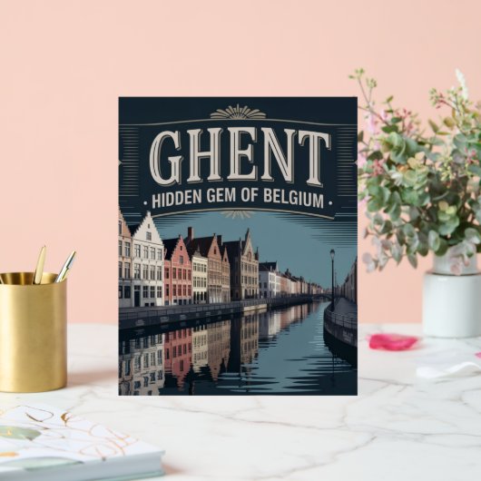 Ghent – Hidden Gem of Belgium アクリルサイン (ウェディング)