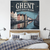 Ghent – Hidden Gem of Belgium キャンバスプリント (インサイチュ (寝室))
