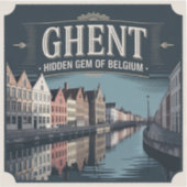 Ghent – Hidden Gem of Belgium シール (正面)