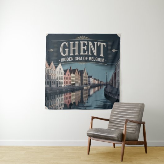 Ghent – Hidden Gem of Belgium タペストリー (インサイチュ)