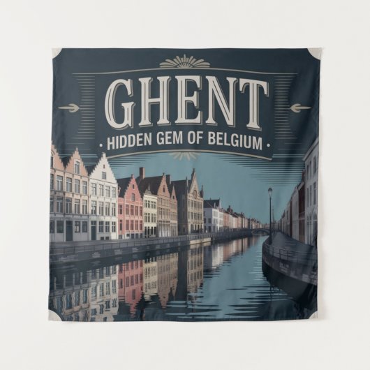 Ghent – Hidden Gem of Belgium タペストリー (正面)