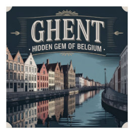Ghent – Hidden Gem of Belgium フォトプリント