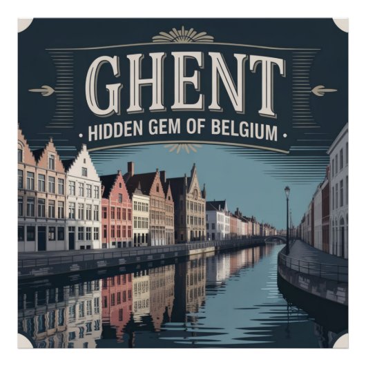 Ghent – Hidden Gem of Belgium フォトプリント (正面)