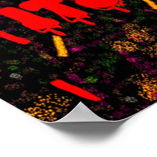 GHETTO BLAST AFRO AMERICAN STYLE ポスター (角)