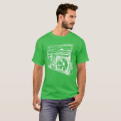 Ghetto Blaster 80 s 90 s Hip Hip Rap Classic retro Tシャツ (正面フル)